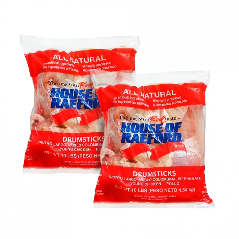 Paquete de muslos de pollo 10 lb