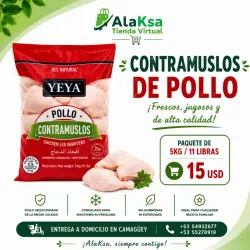Paquete de ContraMuslos de pollo - 5kg/11lb-
