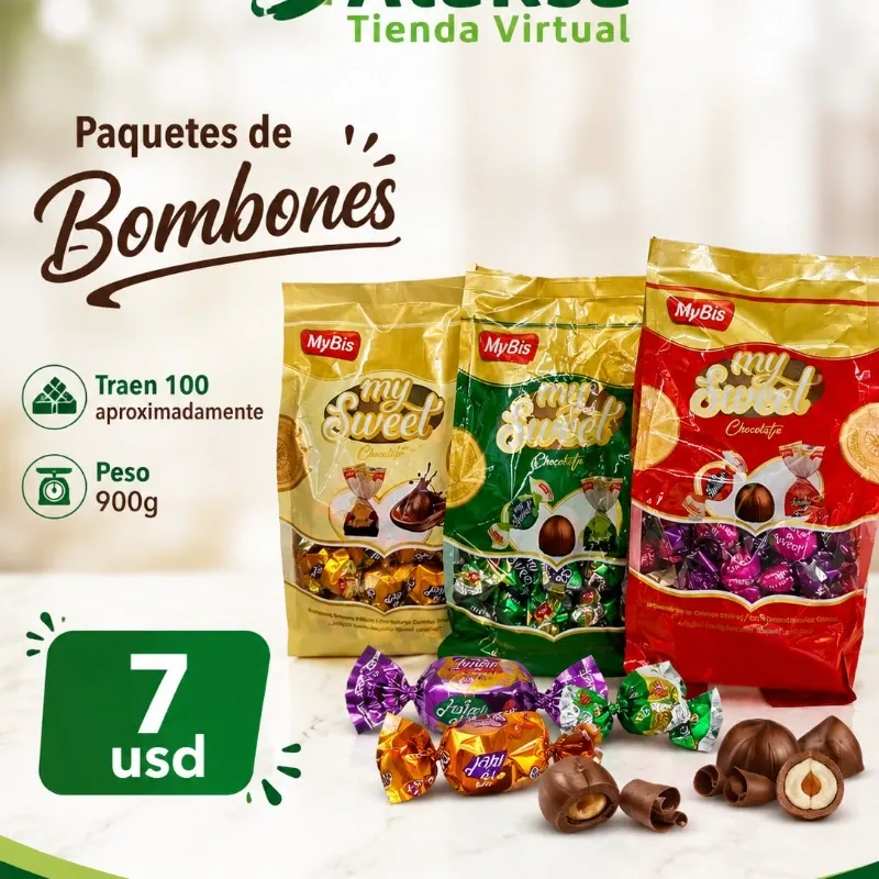 Paquetes de Bombones ( Aproximadamente 100)