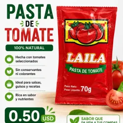 Pasta de tomate Laila - 70 gramos-