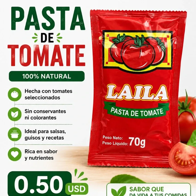 Pasta de tomate Laila - 70 gramos-