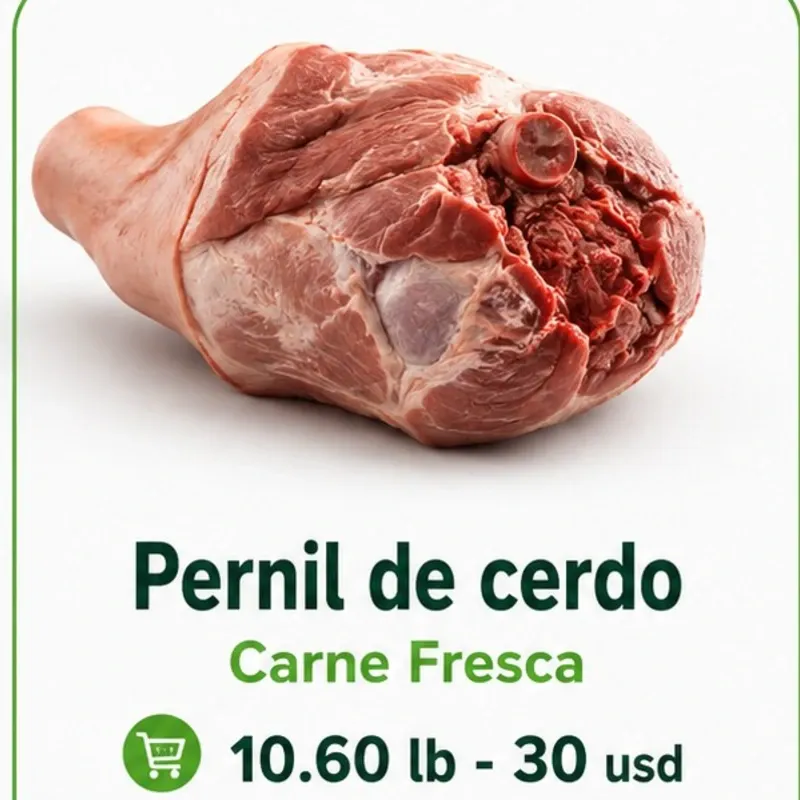 Pernil de cerdo 🐷- Carne Fresca- 10.60 lb