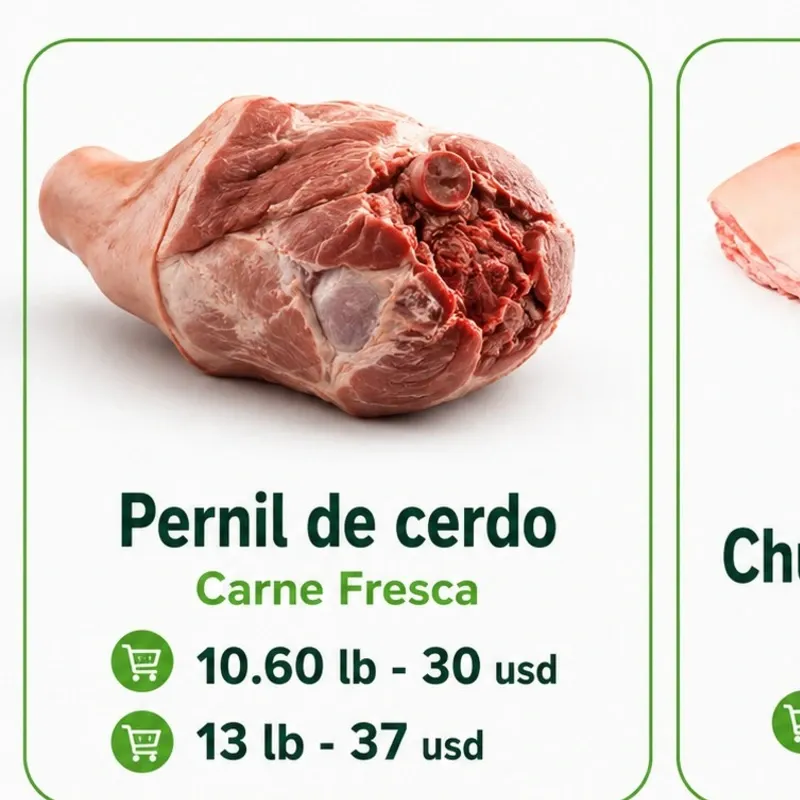 Pernil de cerdo «Carne Fresca» 13 lb -