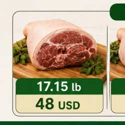 🐖 Pernil de Cerdo Natural  - 17.15 lb