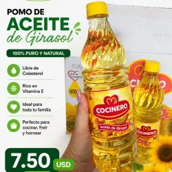 Pomo de Aceite de Girasol- 900ml -