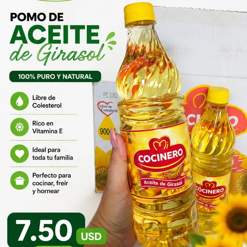 Pomo de Aceite de Girasol- 900ml -