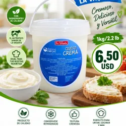 Queso crema De Fábrica- 1kg/2.2lb -