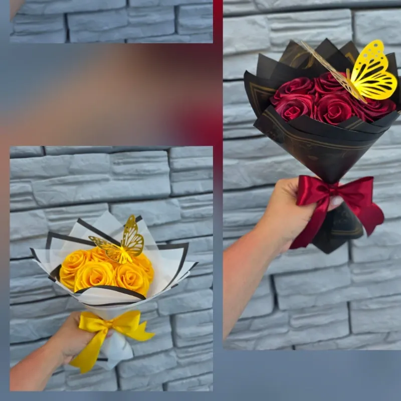 Ramo de 5 Flores Eternas 💐