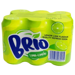 🧃 Refresco Brío Limón – Pack de 6 latas (330ml) -
