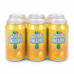 🧃 Refresco Santa Piña – Pack de 6 latas (330ml)  - 