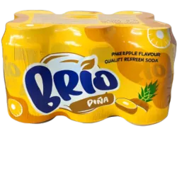 🧃 Refresco Brío Piña – Pack de 6 latas (330ml)  - 
