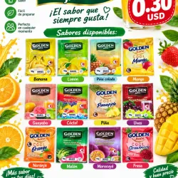 Refresco Instantáneo Golden ( Rinde 2 litros )