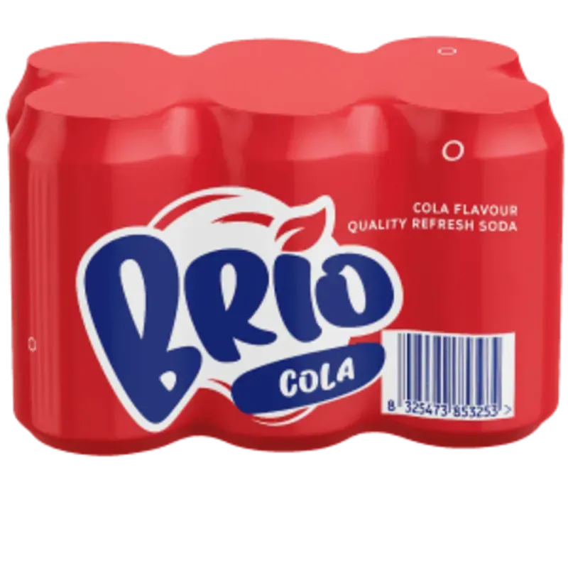 🧃 Refresco Brío Cola – Pack de 6 latas (330ml)  -
