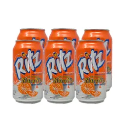   🧃 Refresco Ritz Naranja – Pack de 6 latas (330ml)  - 
