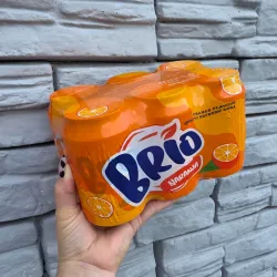   🧃 Refresco Brío Naranja 🍊– Pack de 6 latas (330ml)  - 