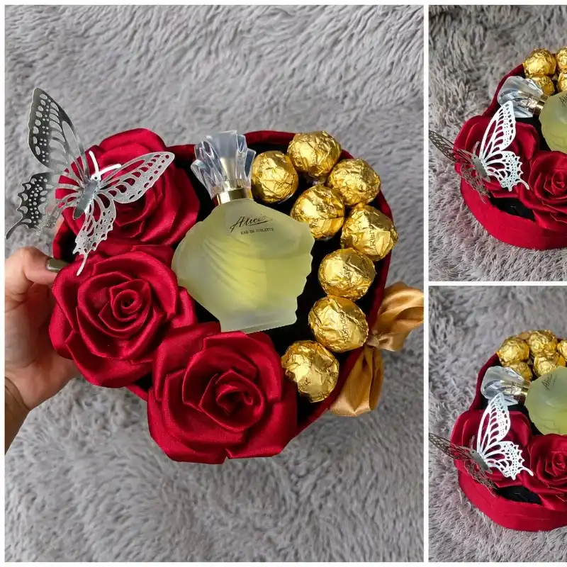 Regalo con Perfume Alicia y Bombones-