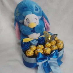 🎁Regalo con Stich y Bombones Ferrero Rocher