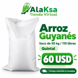 Saco de Arroz Guyanés 🌾 - 50kg/110lb -