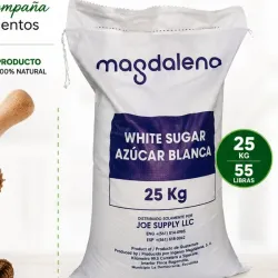 Saco Sellado de Azúcar 25kg/55lb -