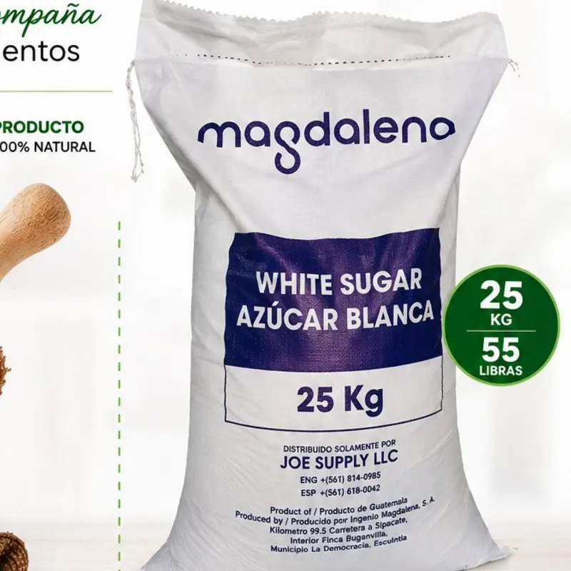 Saco Sellado de Azúcar 25kg/55lb -