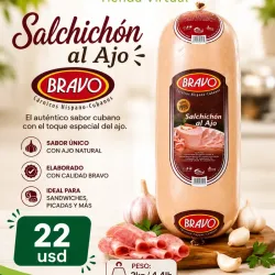 Salchichón al Ajo «2kg/4.4lb» Bravo
