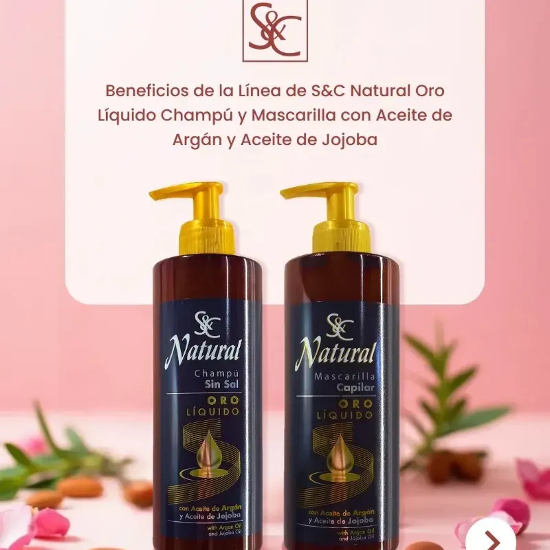 Set Champú y Mascarilla Oro Líquido – S & C   