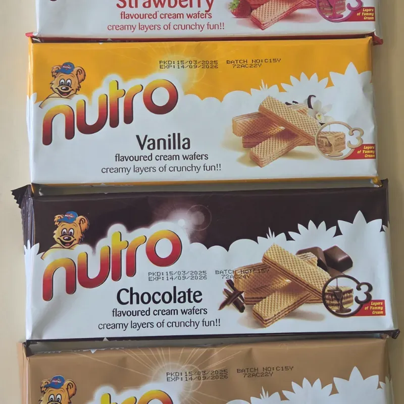 Sorbetos Nutro ( Fresa,vainilla, chocolate y Avellana)