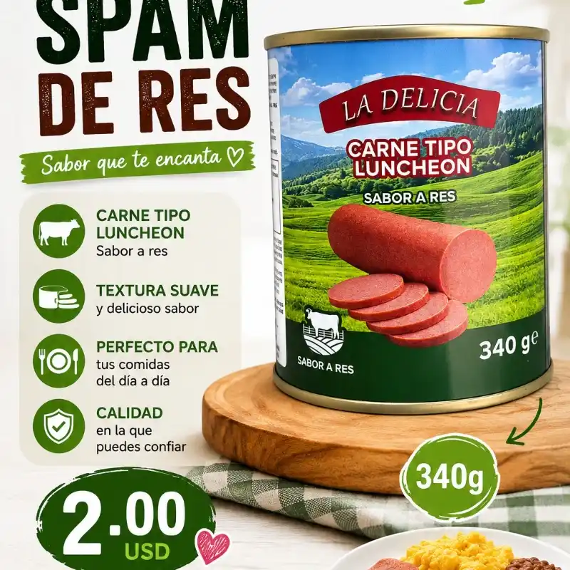 Spam de res -(340g)-
