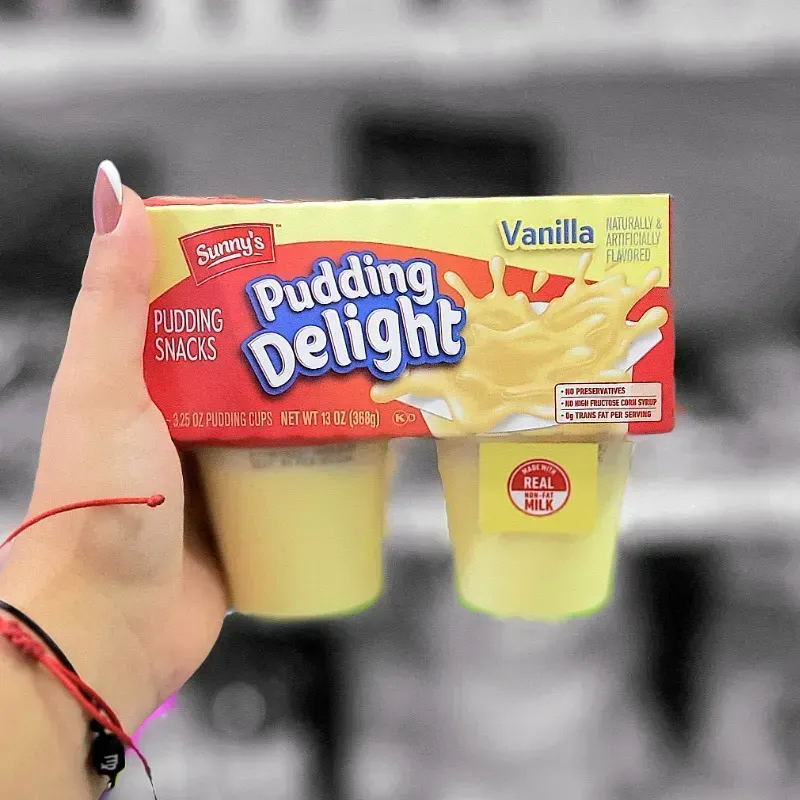 🍮 Sunny's Pudding Delight – Vainilla Pack de 4   - 