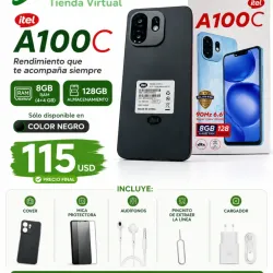 Teléfono Itel A100C «128GB Almacenamiento»