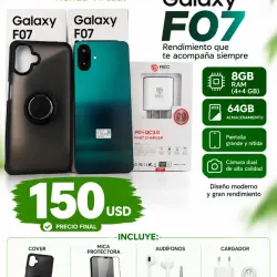 Teléfono Samsung F07 «64GB Almacenamiento»
