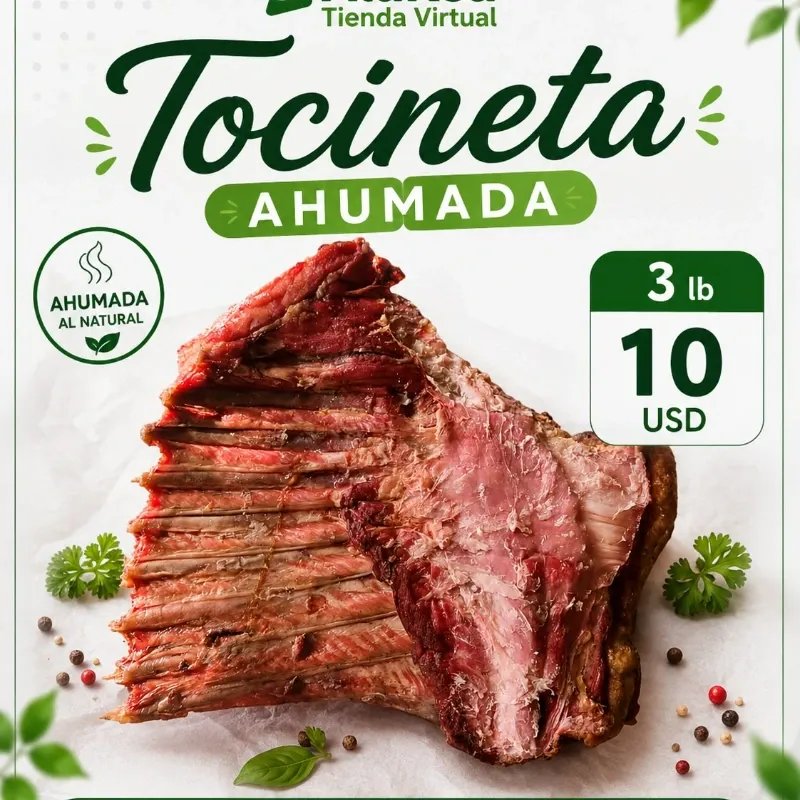🥓 Tocinetas Ahumadas — 3 libras
