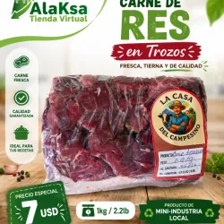 Trozos de carne de res - ( 1kg/2.2lb )