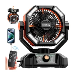 Ventilador Recargable ColdSky – Compacto y potente   