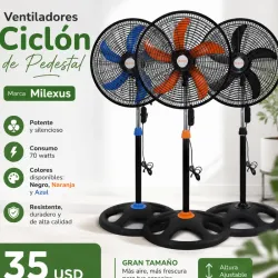 Ventilador Milexus de Pedestal ( NO RECARGABLE)