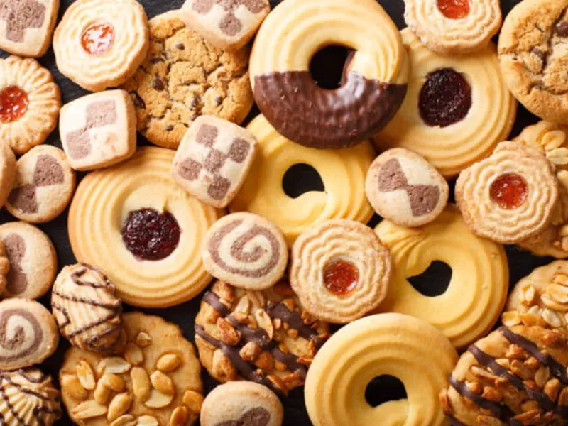 Snacks, confituras y galletas. 