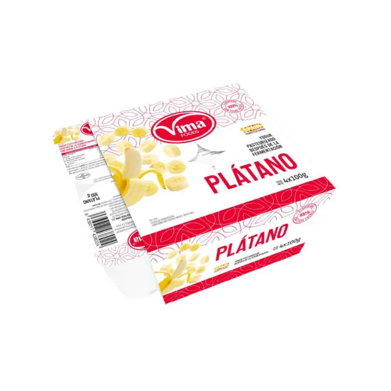 🍌 Yogurt Vima sabor Plátano – Pack 4x100g  - 