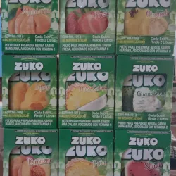 Zuko – Bebida instantánea en polvo (sobres de 2L)   - Cada sobre rinde 2 litros   