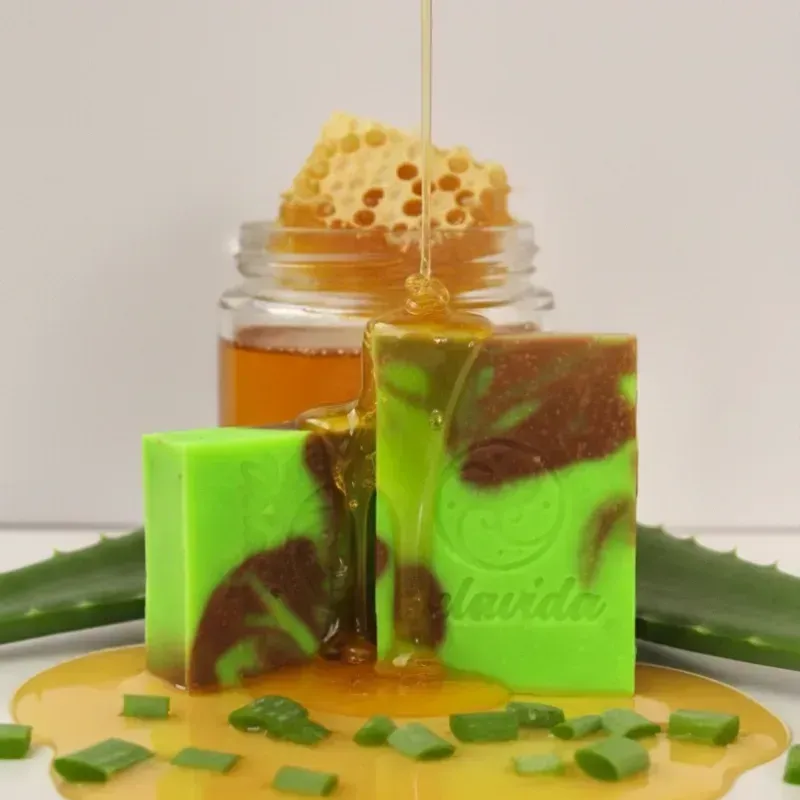 Jabón de Aloe Vera y Miel