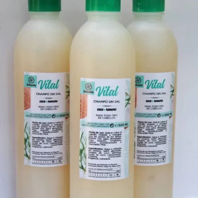 Shampoo Vital de Coco y Romero 500ml