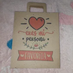Bolsa de regalo "Eres mi persona favorita" ❤️