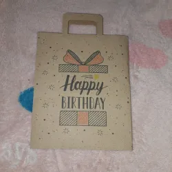 Bolsa de regalo "Happy Birthday"