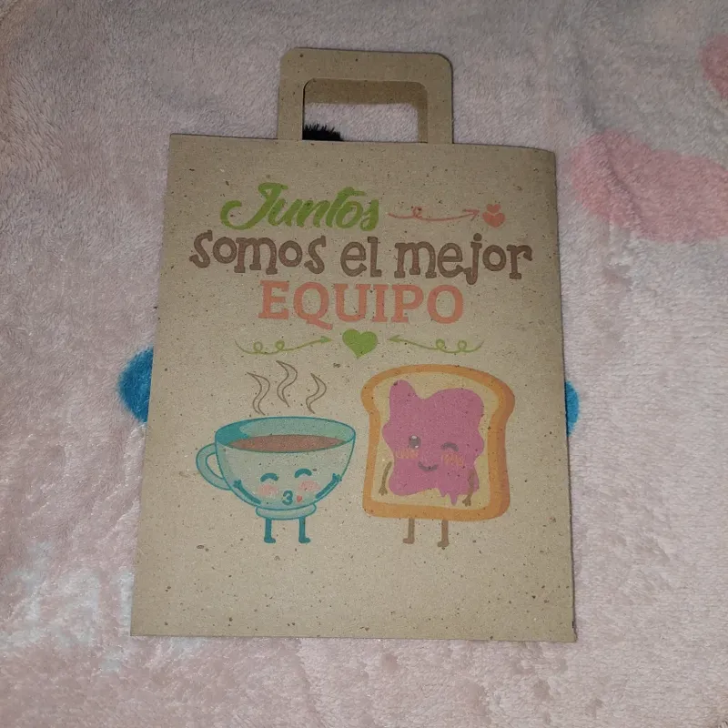 Bolsa de regalo "Juntos somos el mejor equipo"