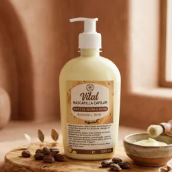 Mascarilla Capilar 🫒 Aceite de Jojoba y Ricino