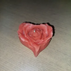 Vela Corazón en Flor