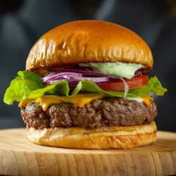 Hamburguesa con Queso Gouda