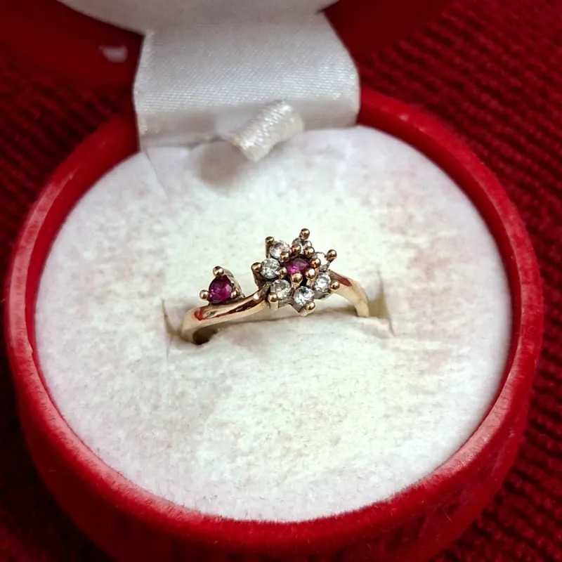 Anillo Flores de Piedra