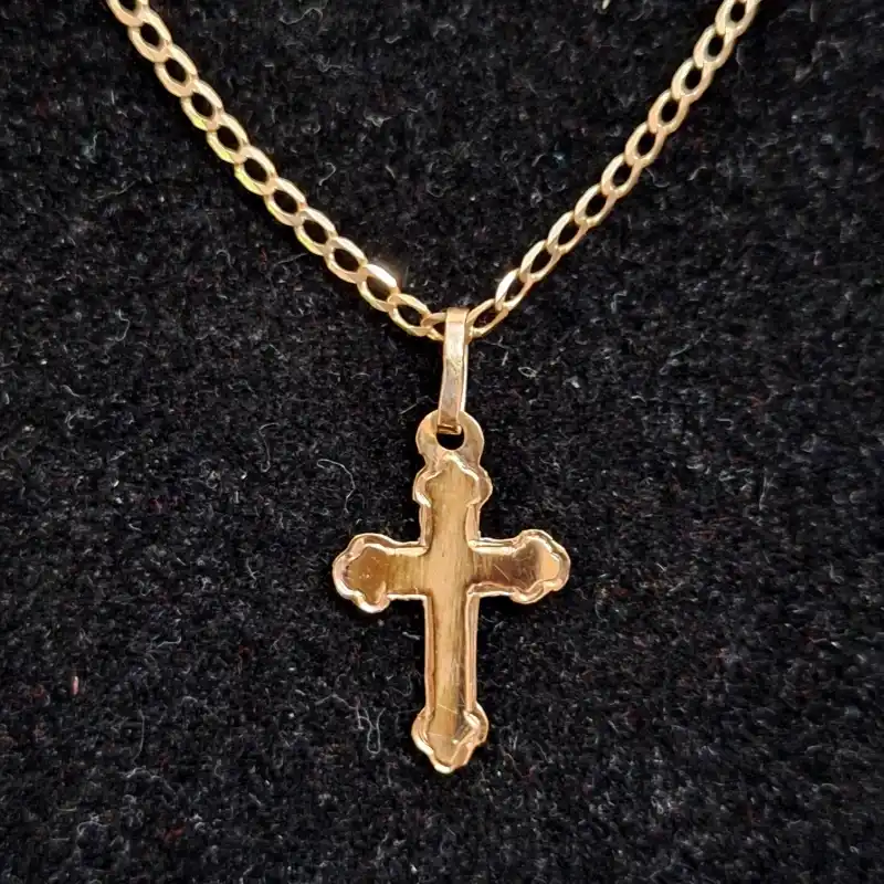 Cadena dije Crucifijo