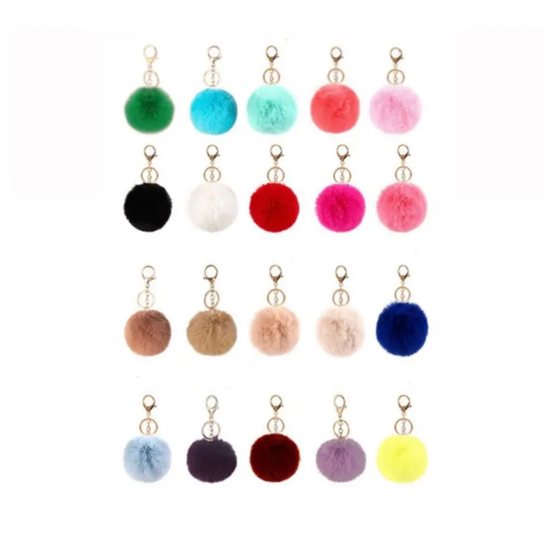 Llaveros de Pompón 