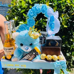 Bandeja de Corazón de Rosas 